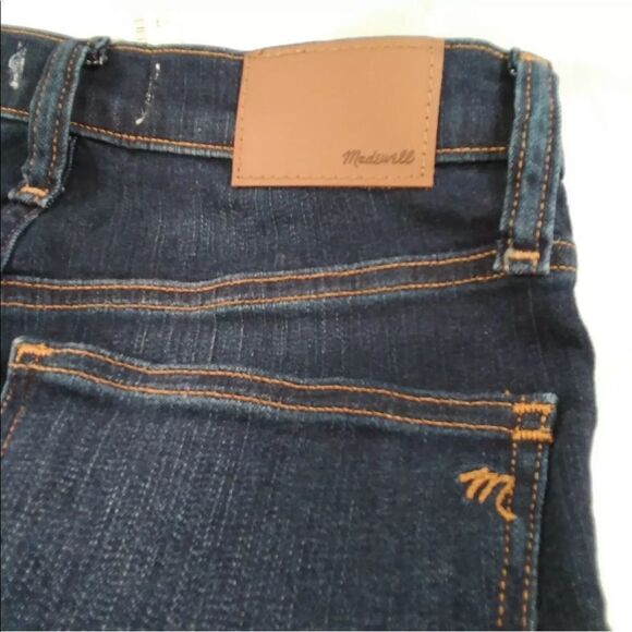 Madewell 9" Mid-Rise Skinny Denim Magic Stretch Jean in Wash L9933 Size 37 - Picture 3 of 13